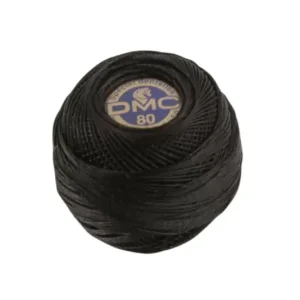 Preiswert DMC Spitzenhäkelgarn - Noir (schwarz)