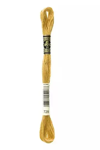 DMC Stickgarn Mouliné Spécial 729 Abverkauf