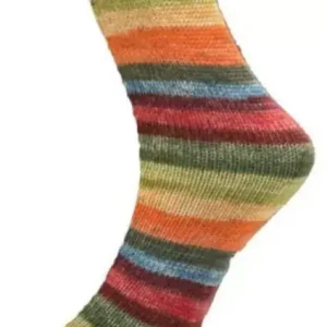 Lungauer Sockenwolle 4f - Regenbogen 48-73 Original