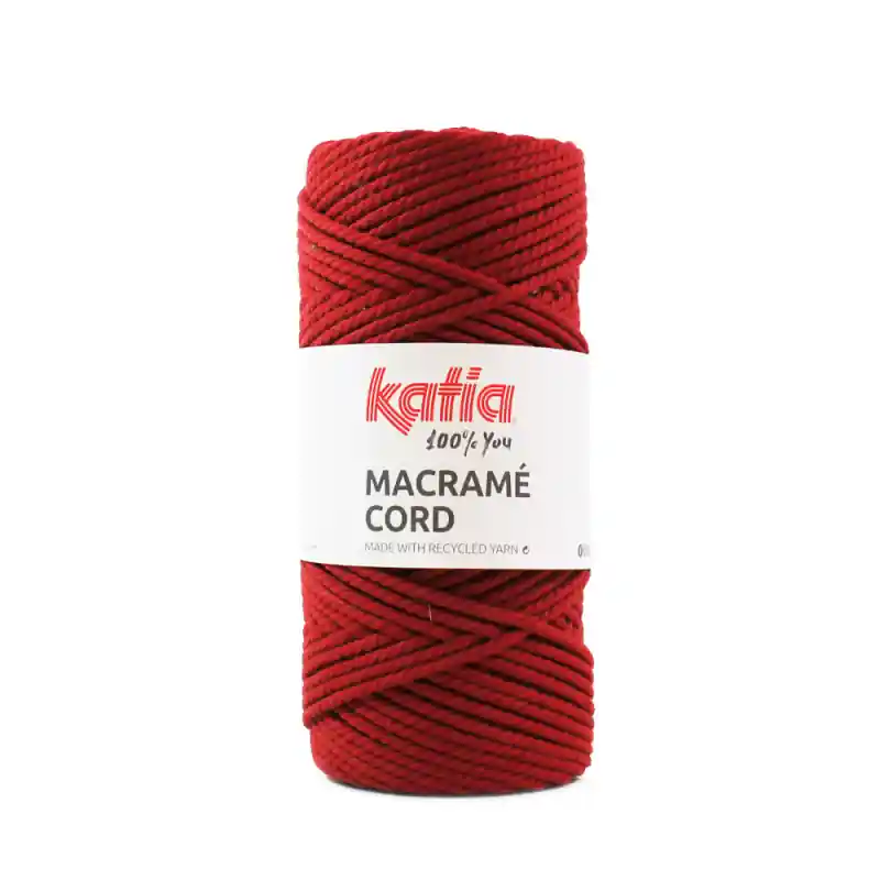 Preiswert Macramé Cord – 111 Rot