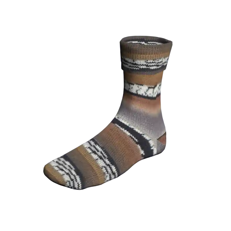 Lang Yarns Super Soxx Color 6-fach – HotChocolate Garantierte Lieferung