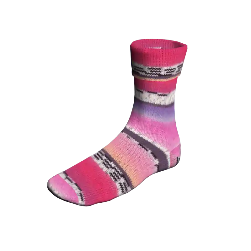 Kracherpreis Lang Yarns Super Soxx Color 6-fach – PinkMocha