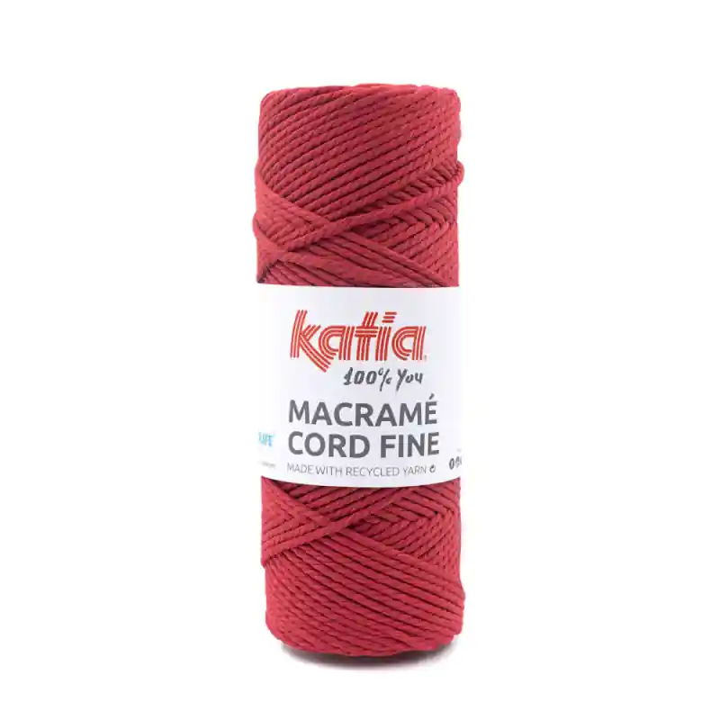 Top-Preis Macramé Cord Fine – 216 Rot