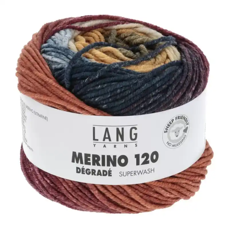 Merino 120 Dégradé – Lang Yarns – 009 Neue Ware