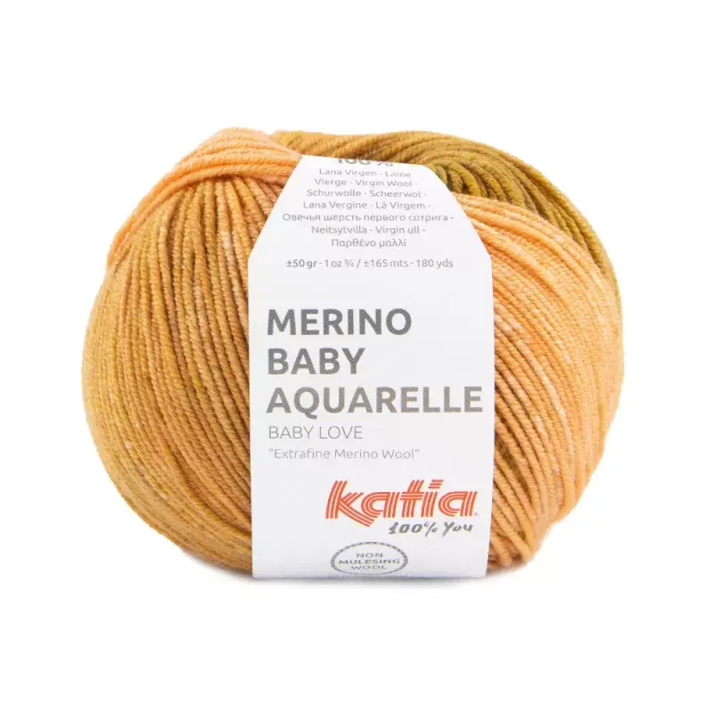 Merino Baby Aquarelle 351 – Katia Zertifiziert