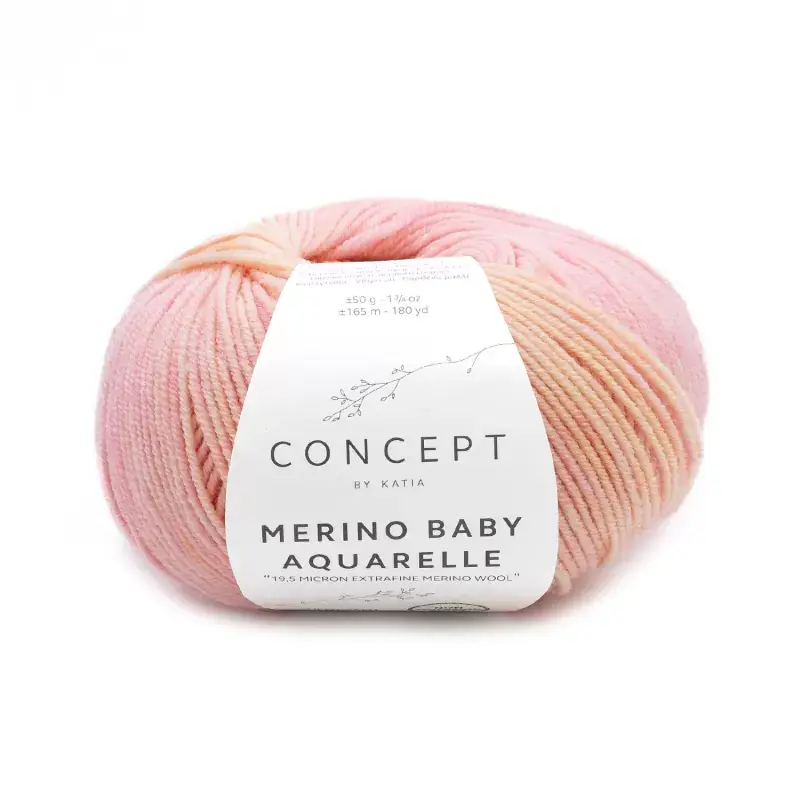 Zertifiziert Merino Baby Aquarelle 361 – Katia