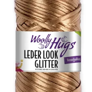 Woollly Hugs Leder Look GLITTER 29 Echt