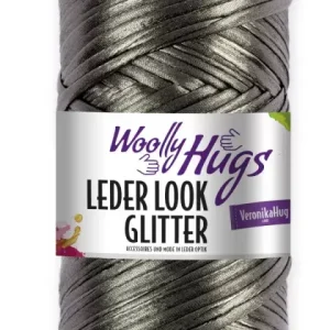 Expressversand Woollly Hugs Leder Look GLITTER 96