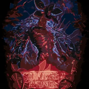 Echt Diamond painting - STRANGER THINGS - DEMOGORGON