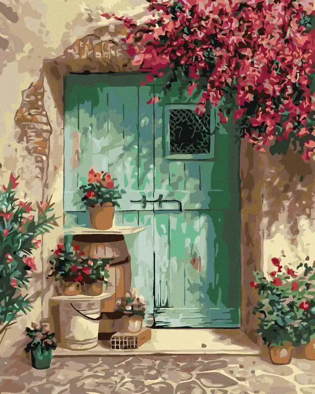 Kracherpreis Diamond painting – ALTE TÜREN IN GRIECHENLAND