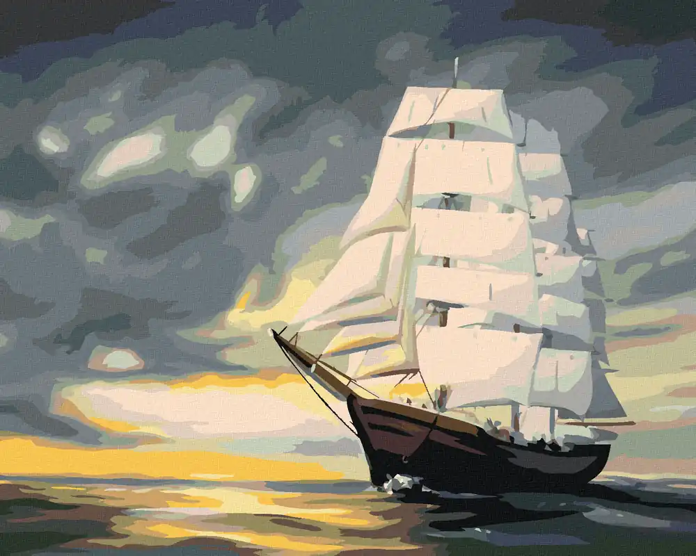 Neu Im Sortiment Diamond painting – SCHWIMMENDES BOOT (D. RUSTY RUST)