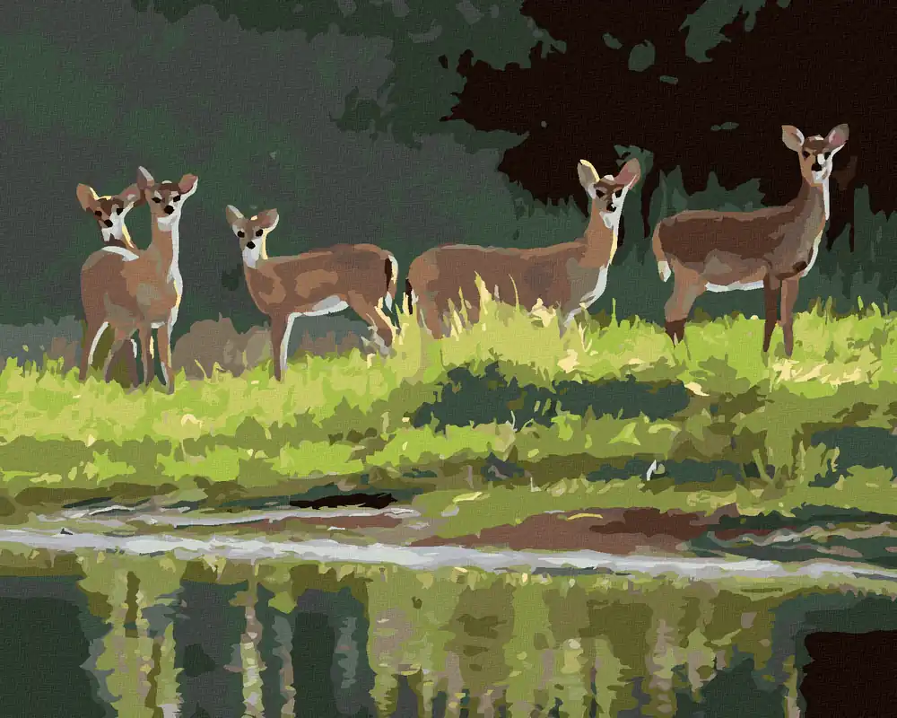 Diamond painting – RICKEN AM SEE (D. RUSTY RUST) Kostenfreie Lieferung