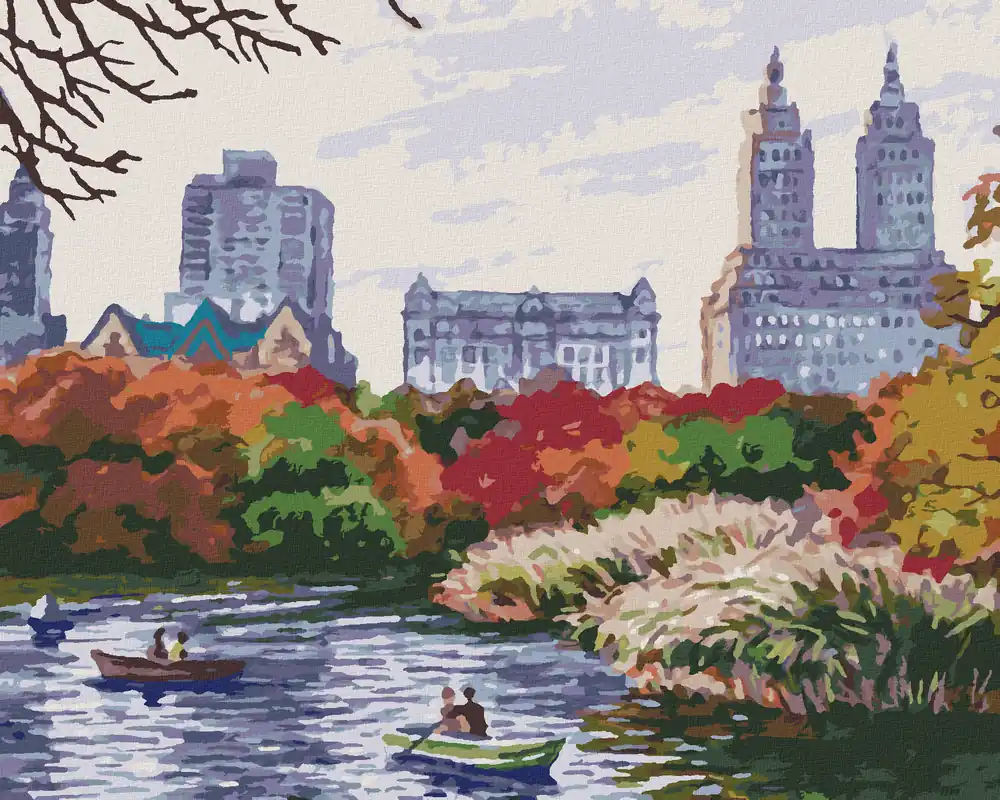 Diamond painting – NEW YORK IM HERBST Wochenendangebot