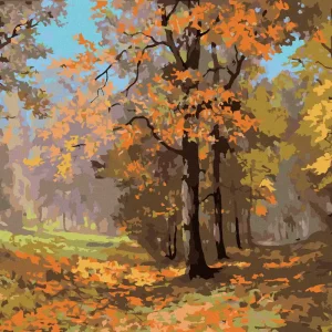 Diamond painting - HERBSTSPAZIERGANG IM WALD Top-Seller