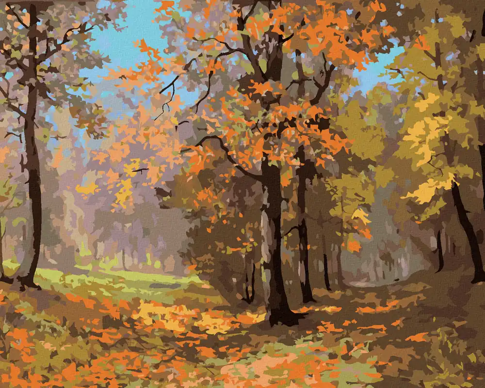 Diamond painting – HERBSTSPAZIERGANG IM WALD Top-Seller