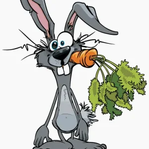 Diamond painting - MÄRCHEN-KANINCHEN MIT KAROTTEN Finale Aktion