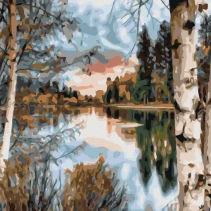 Diamond painting - BLICK DURCH DIE BIRKEN Jetzt Zugreifen