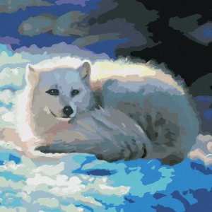 Billig Diamond painting - POLARFUCHS (D. RUSTY RUST)