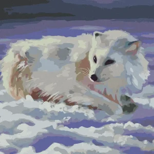 Diamond painting - POLARFUCHS IM SCHNEE (D. RUSTY RUST) Top-Preis