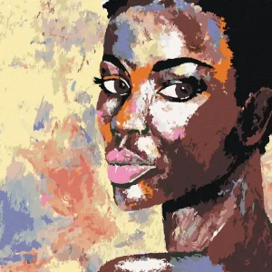 Beliebt Diamond painting - PORTRÄT EINER AFRIKANISCHEN FRAU