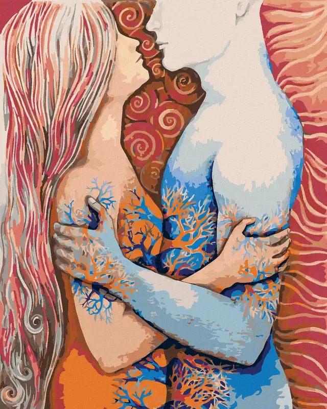 Diamond painting – MANN UND FRAU INEINANDER VERSCHLUNGEN Preis Gesenkt