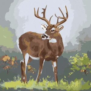 Finale Aktion Diamond painting - HIRSCH (D. RUSTY RUST)