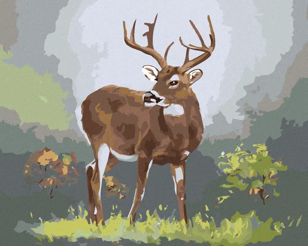 Finale Aktion Diamond painting – HIRSCH (D. RUSTY RUST)