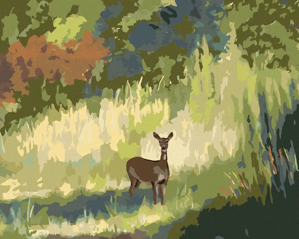 Heißes Angebot Diamond painting – RICKE IM GRAS (D. RUSTY RUST)