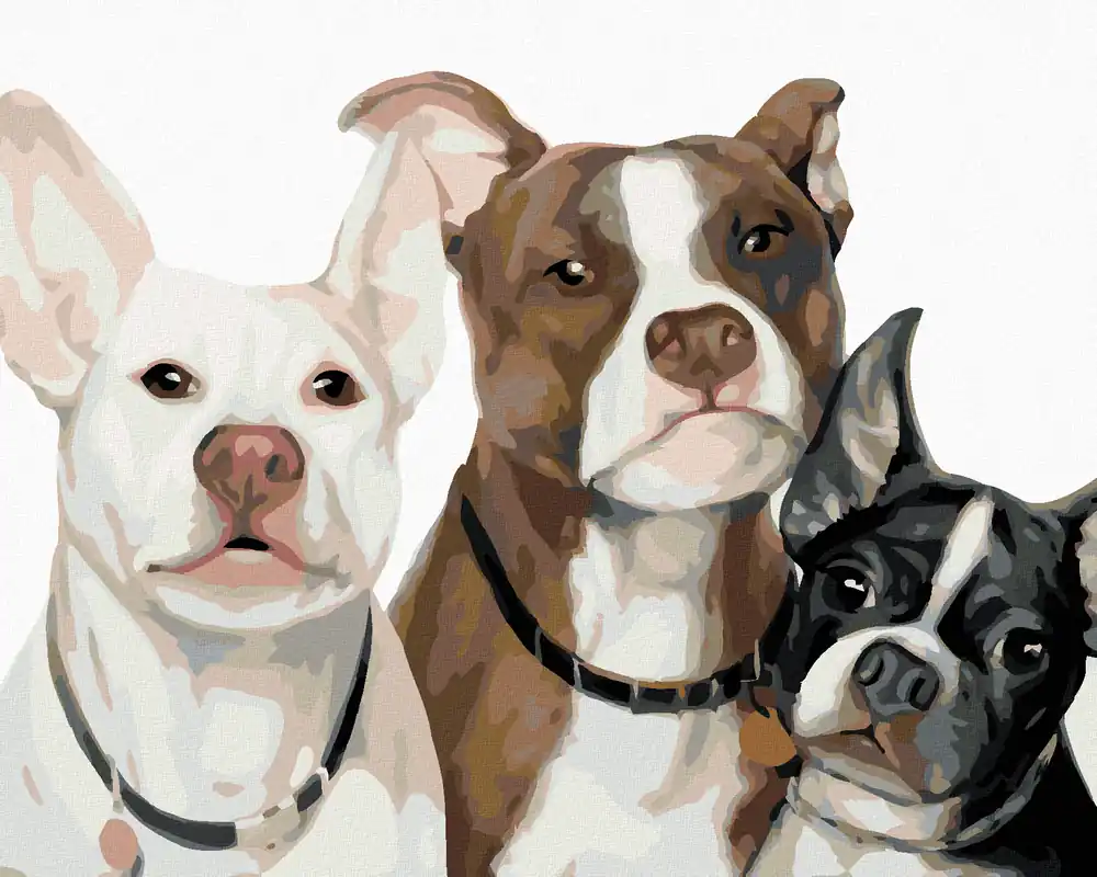 Diamond painting – HUNDEFAMILIE (MYROSLAVA VOLOSCHUK) Top-Angebot