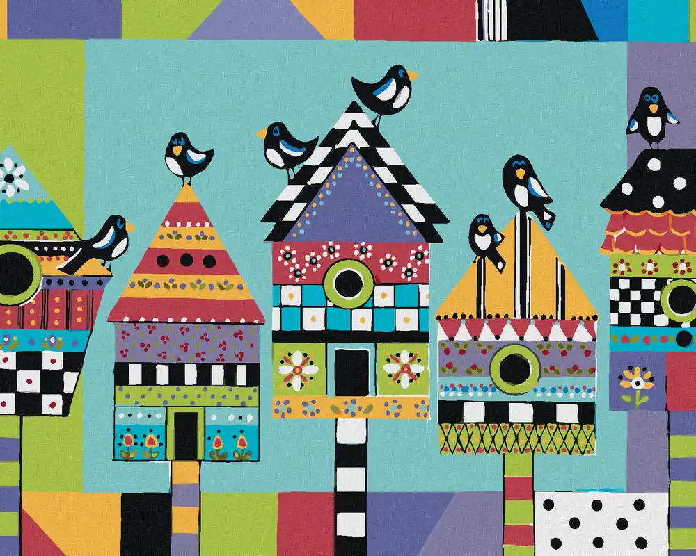 Preiswert Diamond painting – VOGELHAUS (JONNA JAMES)