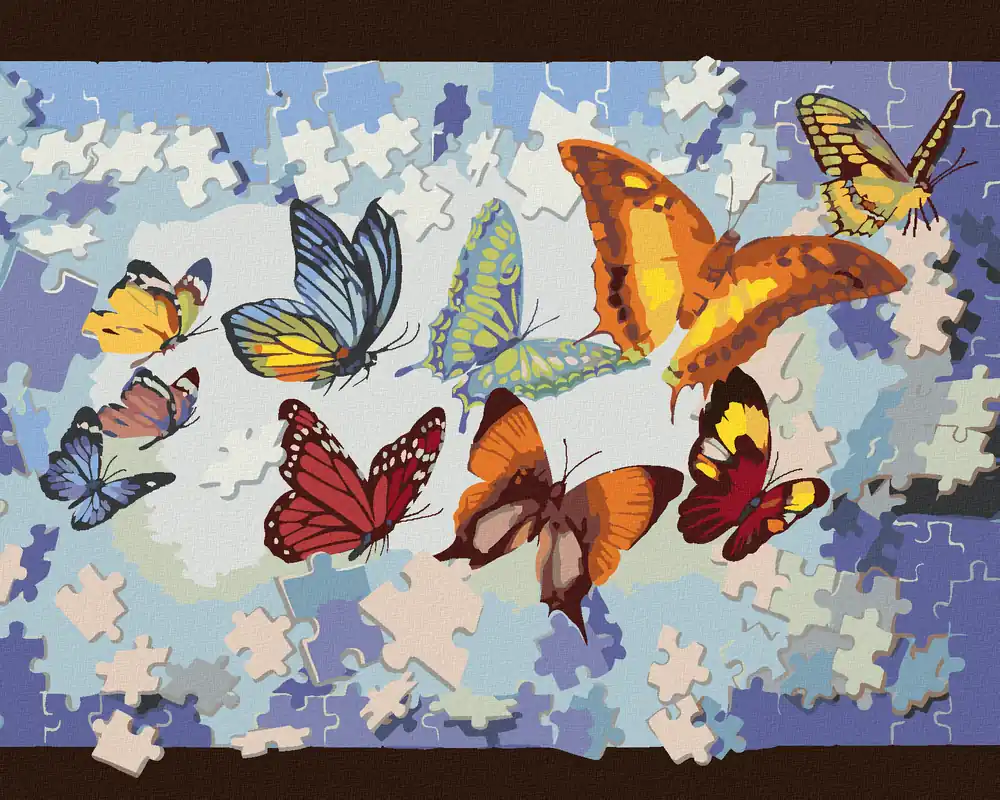 Diamond painting – PUZZLE UND SCHMETTERLINGE (D. RUSTY RUST) Sichere Zahlung