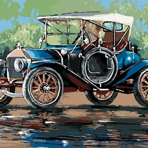 Jetzt Bestellen Diamond painting - RETRO AUTO MIT VERDECK