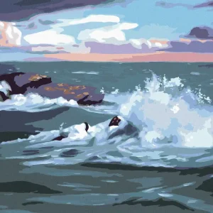 Diamond painting - STÜRMISCHER SEE (D. RUSTY RUST) Highlight