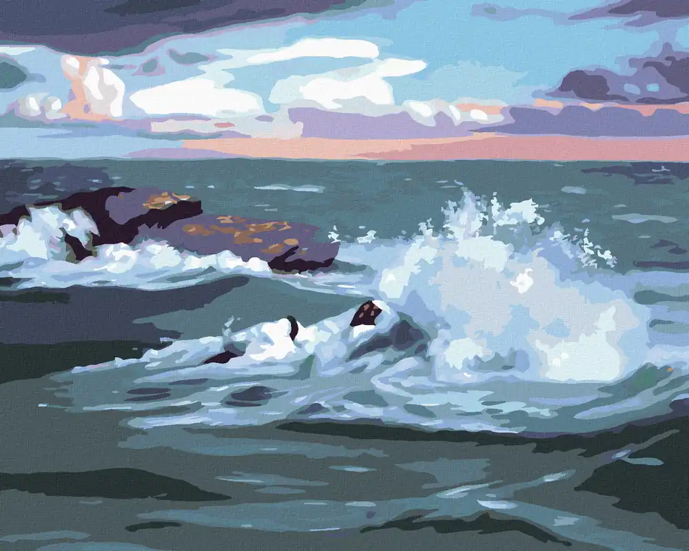 Diamond painting – STÜRMISCHER SEE (D. RUSTY RUST) Highlight