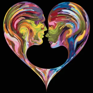 Neu Diamond painting - ROMANTISCHES HERZ