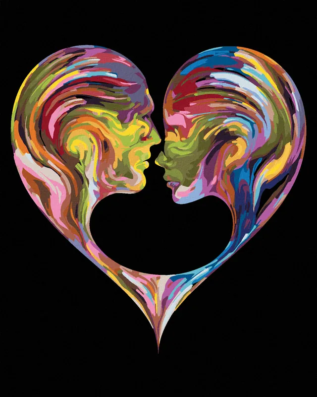 Neu Diamond painting – ROMANTISCHES HERZ