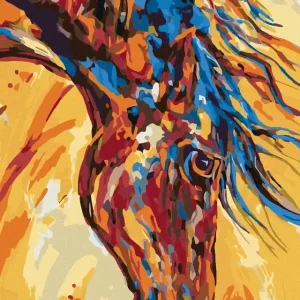 Weltweiter Versand Diamond painting - BELEUCHTET MIT EINER MÄHNE