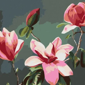 Preisknaller Diamond painting - ROSA MAGNOLIE (MYROSLAVA VOLOSCHUK)