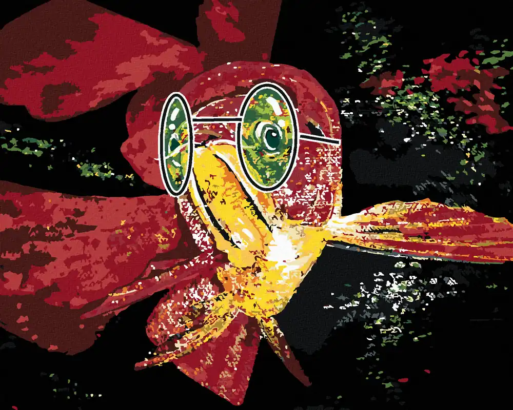 Diamond painting – FISCH MIT GRÜNER BRILLE Mega-Angebot