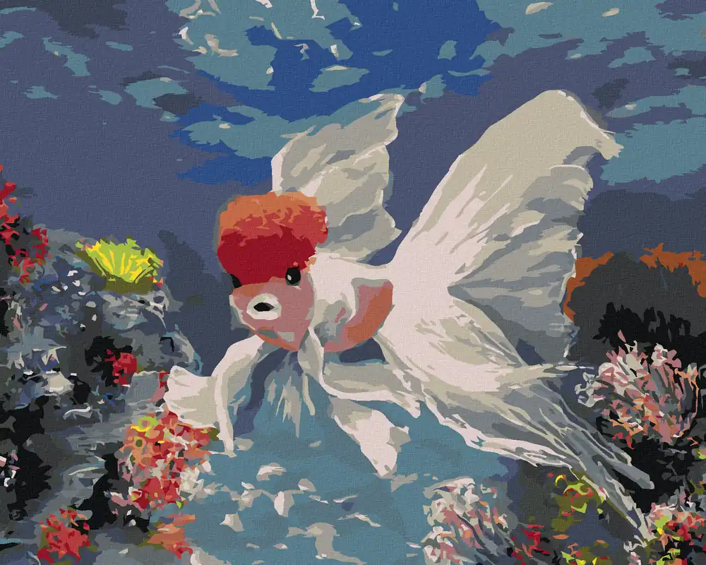 Must-Have Diamond painting – FISH LÖWENKOPF RED CAP