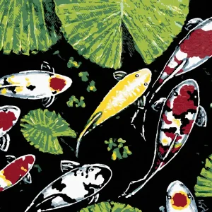 Kracherpreis Diamond painting - FISCHE ZWISCHEN BLÄTTERN