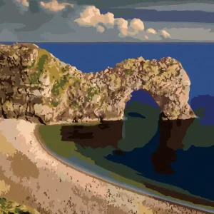 Diamond painting - FELSEN AN DER KÜSTE (DENNIS FRATES) Billig