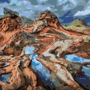 Diamond painting - FELSEN (DENNIS FRATES) Im Trend