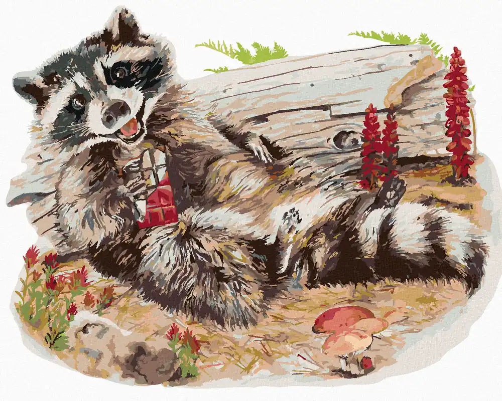 Diamond painting – WASCHBÄR MIT SCHOKOLADE (HOLLY SIMENTAL) Angebot
