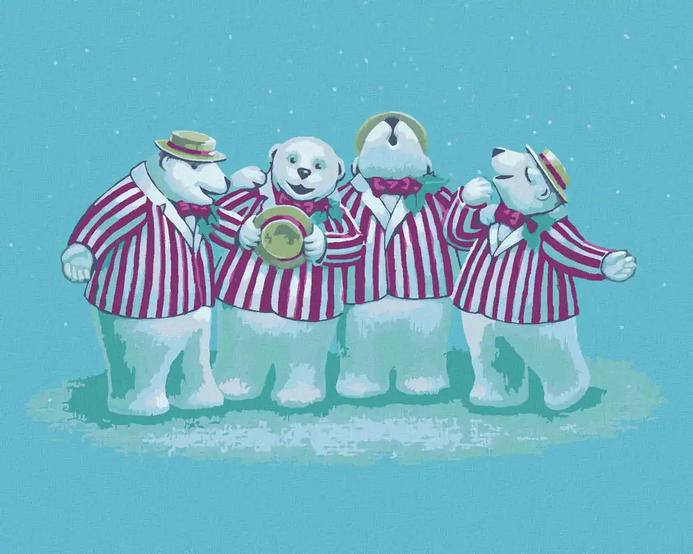 Sonderaktion Diamond painting – DAS BÄRENQUARTETT (SUE ELLEN BROWN)