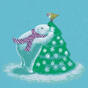 Diamond painting - EISBÄR AM BAUM (SUE ELLEN BROWN) Sofort Bestellen