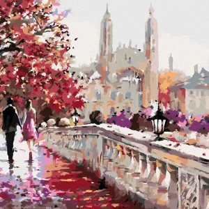 Markenprodukt Diamond painting - CLARE BRIDGE IN ENGLAND (RICHARD MACNEIL)