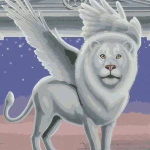 Diamond painting - DER GEFLÜGELTE WÄCHTER DER LÖWEN (SUE ELLEN BROWN) Limited Edition