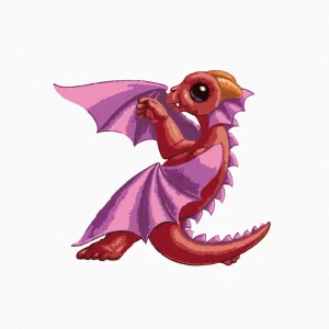 Diamond painting - DRACHE IN FORM DES BUCHSTABEN Z (SUE ELLEN BROWN) Knallerangebot