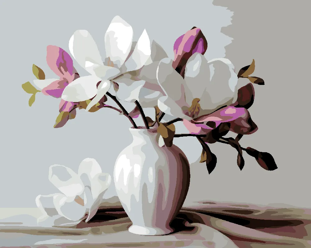 Top-Qualität Diamond painting – MAGNOLIE